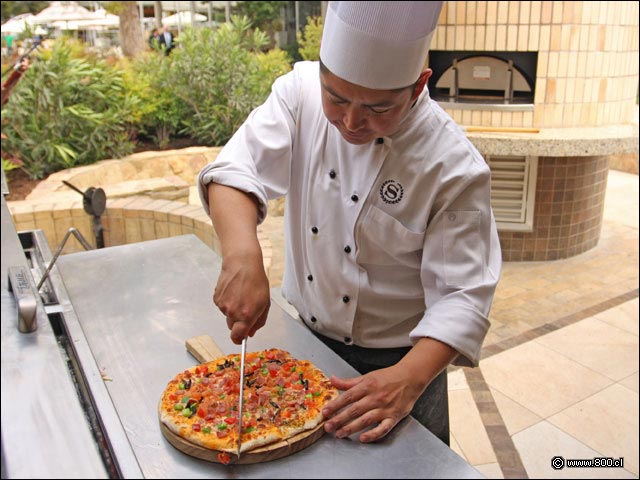 Servicio de Pizza - El Boho - Hotel Sheraton