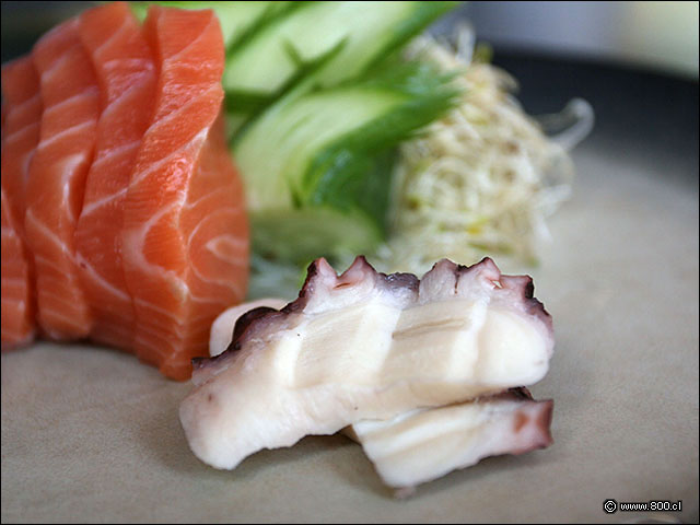 Sashimi de pulpo - Naoki Vitacura