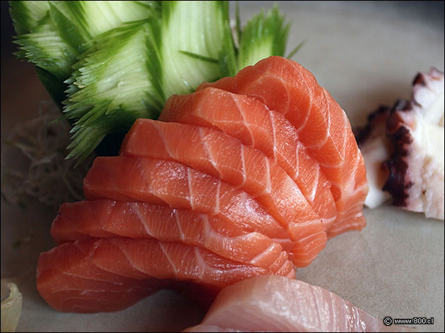 Sashimi de salmn - Naoki Vitacura