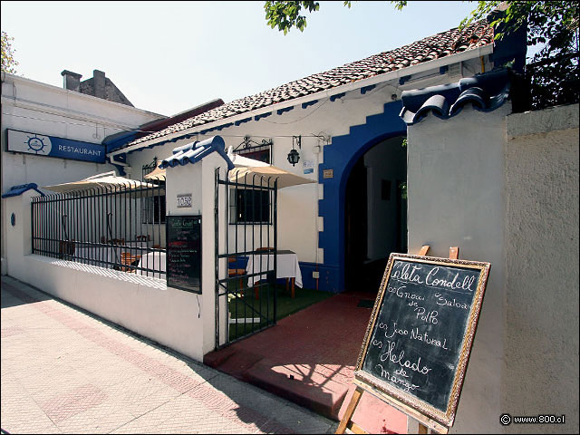 Fachada del restaurante Caleta Condell 