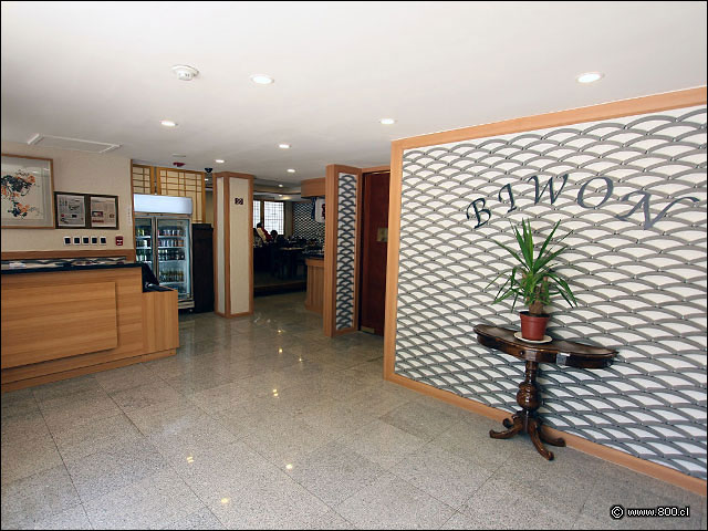Hall de distribucin del restaurante Biwon - Biwon Chile Hotel Stanford