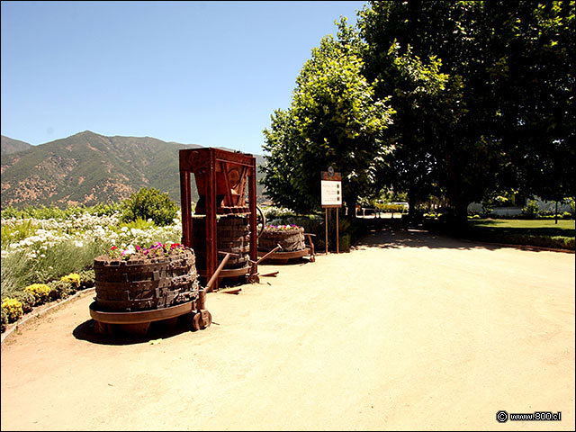 Foto rotonda acceso a la Via Casa Silva - Bodega Via Casa Silva (Valle de Colchagua)