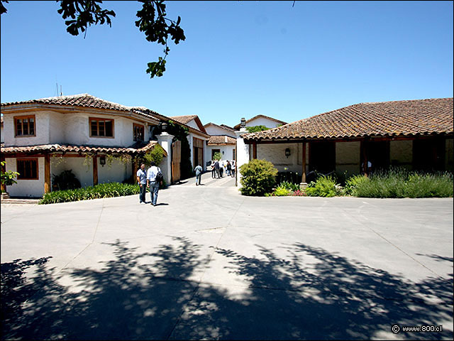 Acceso a las instalaciones de la Via Casa Silva - Bodega Via Casa Silva (Valle de Colchagua)