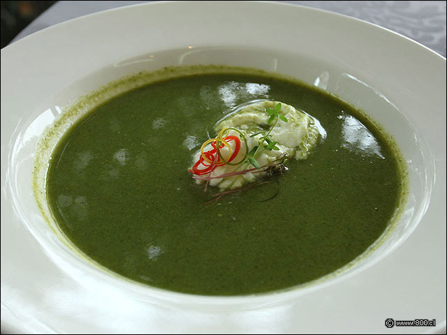 Sopa de vegetales  - El Cid - Hotel Sheraton