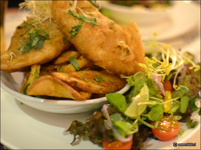 Fish And Chips - Flannerys Beer House - Tobalaba