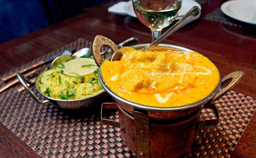 Murgh Mitha Massala con arroz basmati - Rishtedar Vitacura