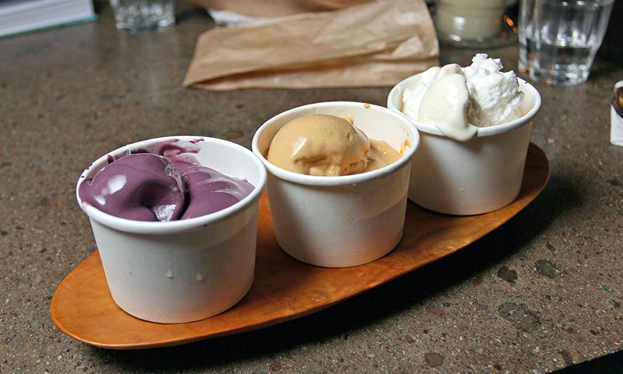 Helados naturales: Patagonia Velvet, Manjar de Campo y Pie de Limón