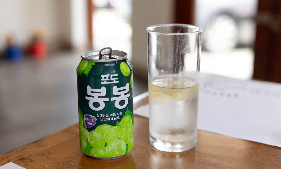 Jugo coreano Bong Bong de Uva verde - The Gaon