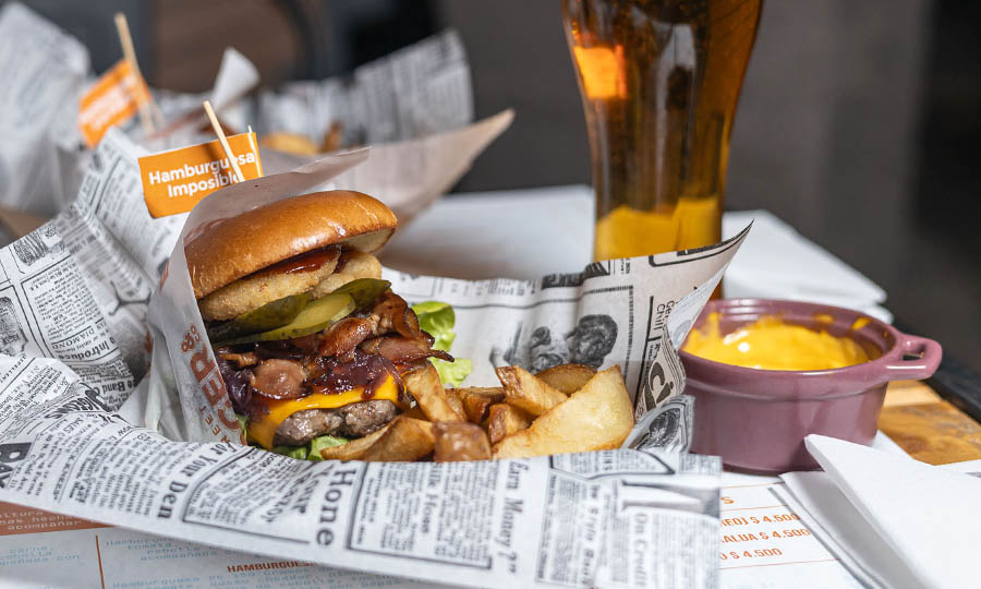 Hamburguesa imposible - Burger & Co by Four Points