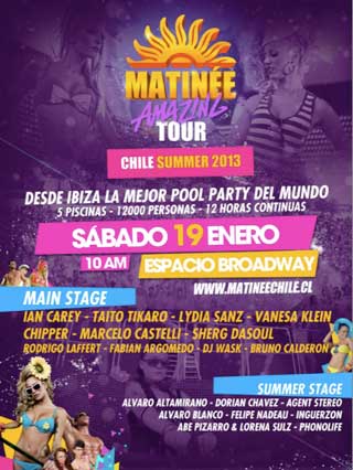 Matine Amazing Tour en Chile
