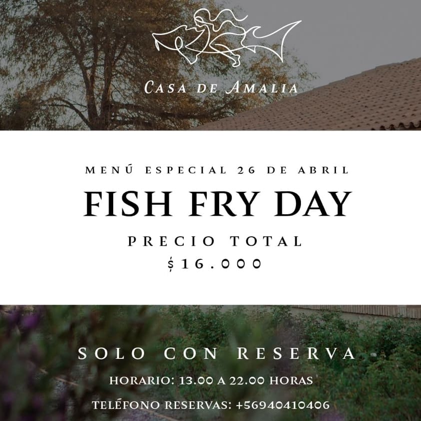 Fish fry day en Casa de Amalia