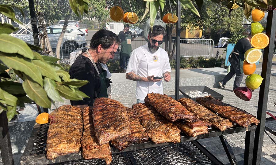 La comida del evento de de Parrilla Fuego y Humo