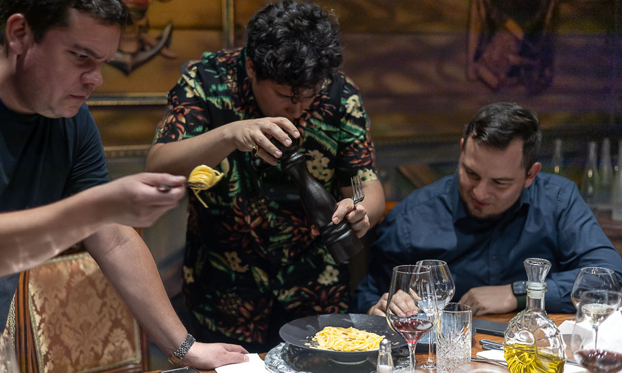 Sebastián Salas, Vincenzo Rulli y Heinz Wuth