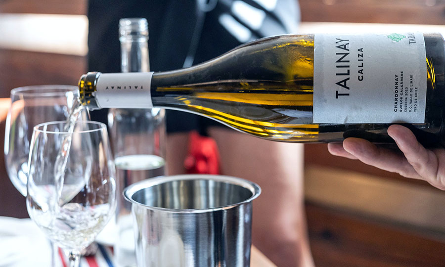Vino degustado en el evento de lanzamiento de la Guía Mesa de Cata 2024 en Baco