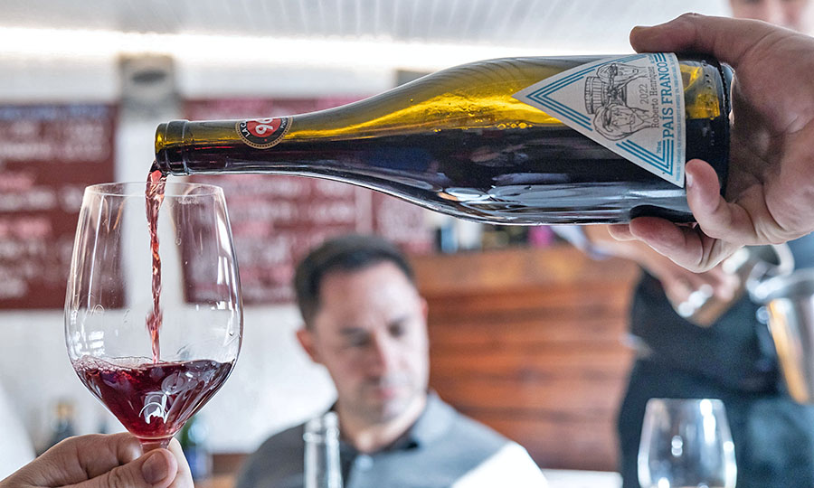 Vino degustado en el evento de lanzamiento de la Guía Mesa de Cata 2024 en Baco