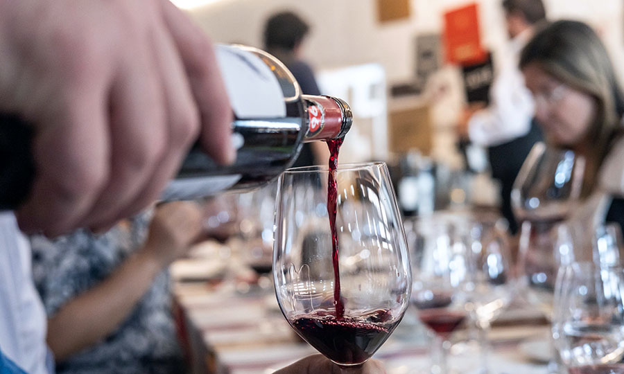 Vino degustado en el evento de lanzamiento de la Guía Mesa de Cata 2024 en Baco