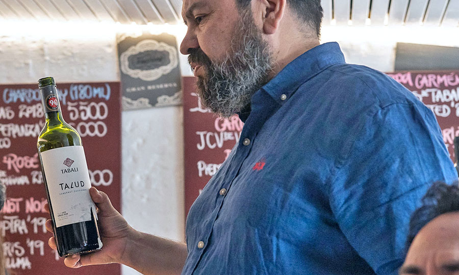 Vino degustado en el evento de lanzamiento de la Guía Mesa de Cata 2024 en Baco