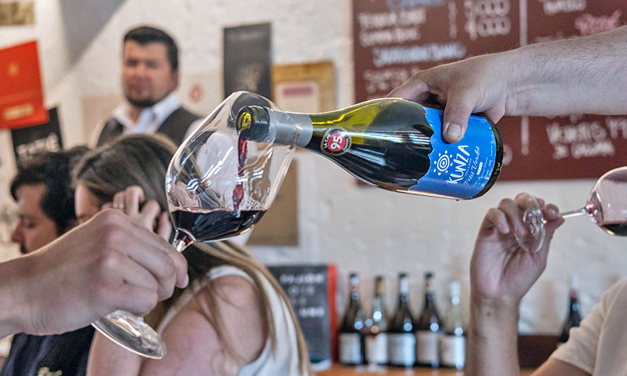 Vino degustado en el evento de lanzamiento de la Guía Mesa de Cata 2024 en Baco