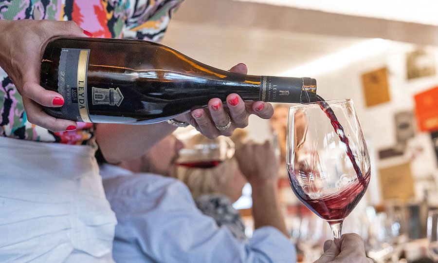 Vino degustado en el evento de lanzamiento de la Guía Mesa de Cata 2024 en Baco