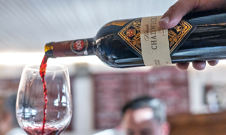 Vino degustado en el evento de lanzamiento de la Guía Mesa de Cata 2024 en Baco