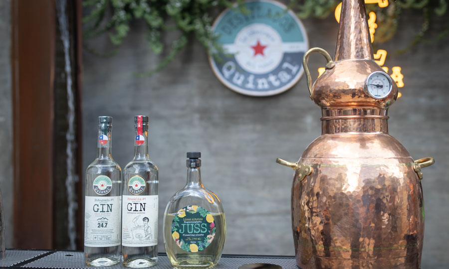 Gin y Juss de destilería Quintal
