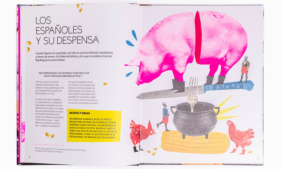 Capítulo Los españoles y su despensa del libro Chile, chicha y chancho