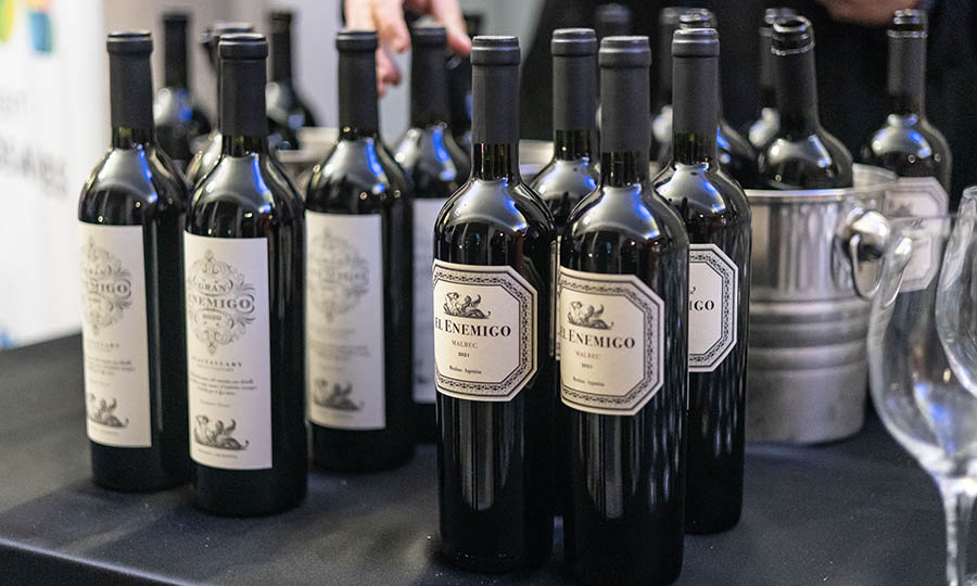 Los vinos que se probaron Experiencia Estrellas Michelin en Santiago