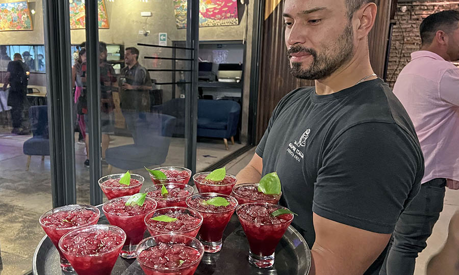 El esmerado servicio de Galp�n Italia