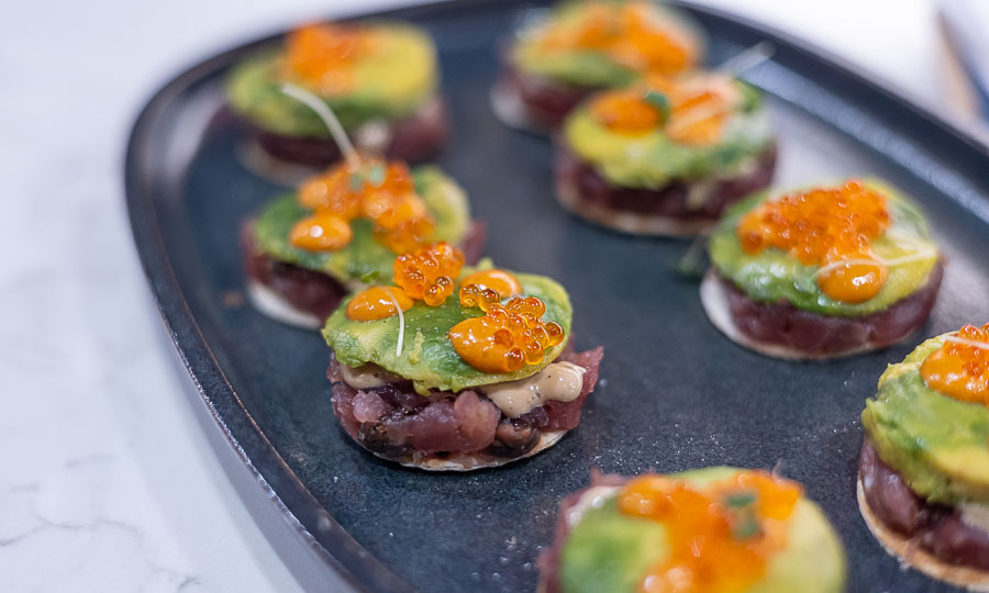 Algunas degustaciones probadas en el evento