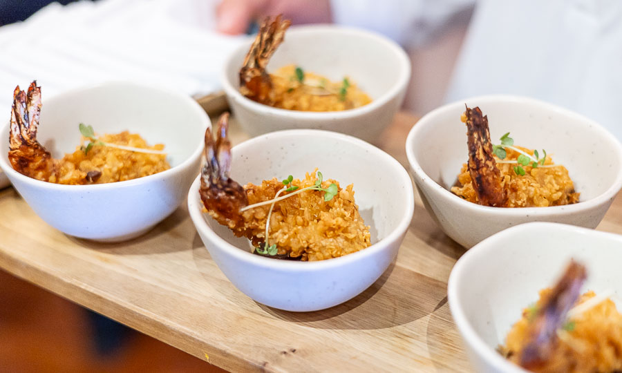 Algunas degustaciones probadas en el evento