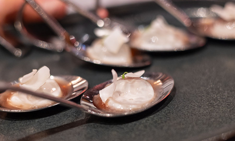 Algunas degustaciones probadas en el evento