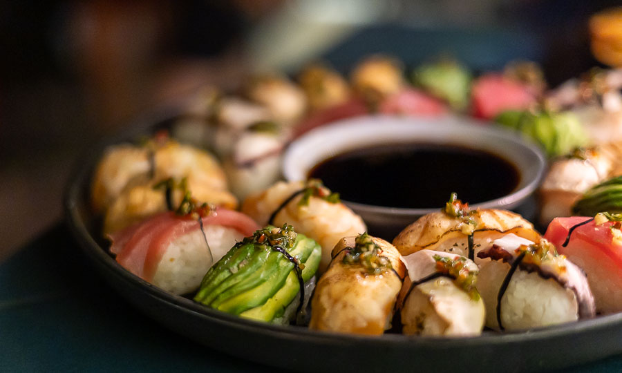 Parte de los picoteos de la noche de presentaci�n