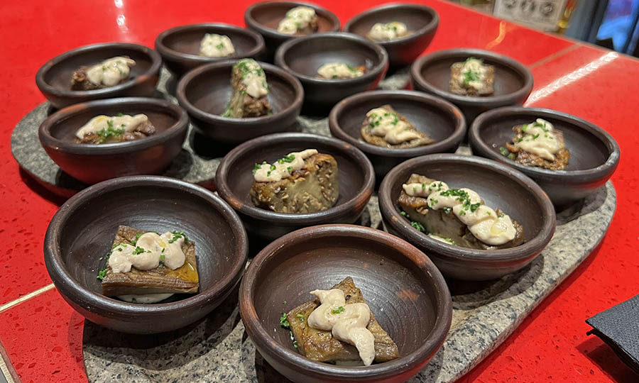 El coctel del eventos, las cositas para comer