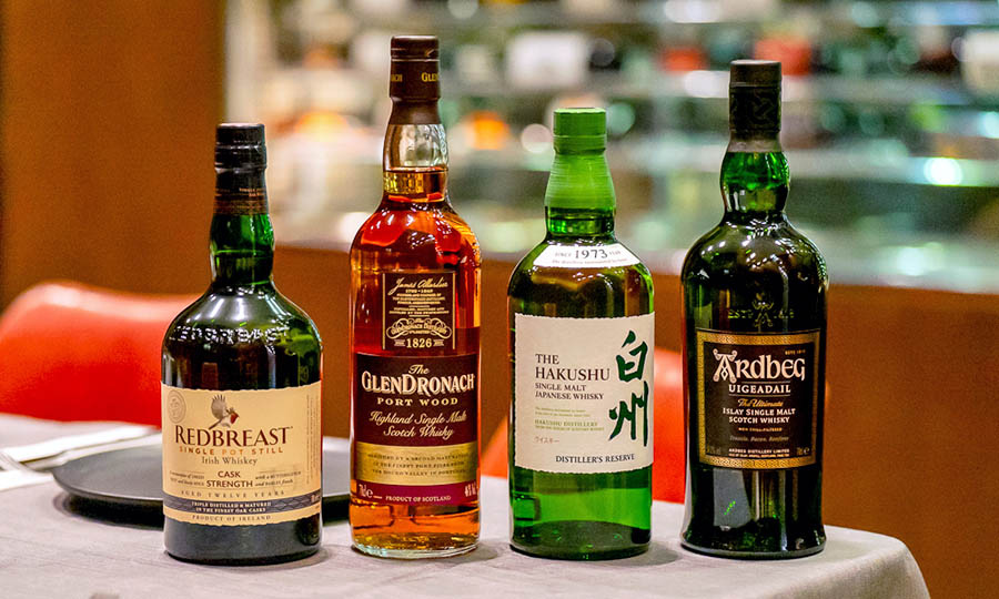 Los whiskies catados