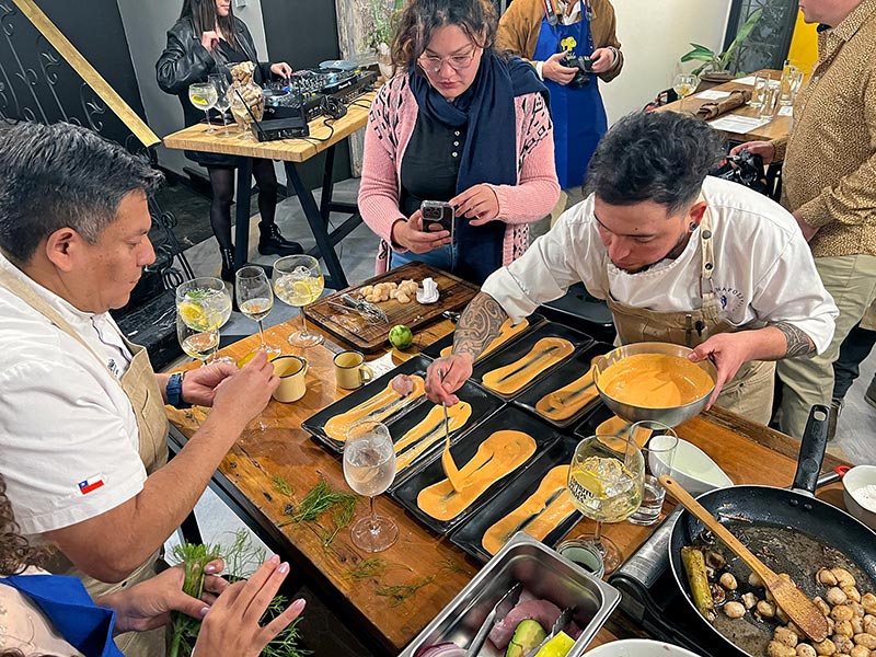 Un registros del primer Challenge Culinario organizado por Veritable y Chile Gastronom�a