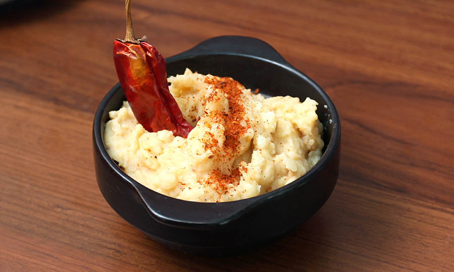 Puré picante de acompañamiento