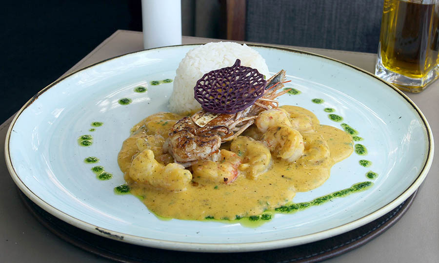 Plato de camarones andinos - Giratorio