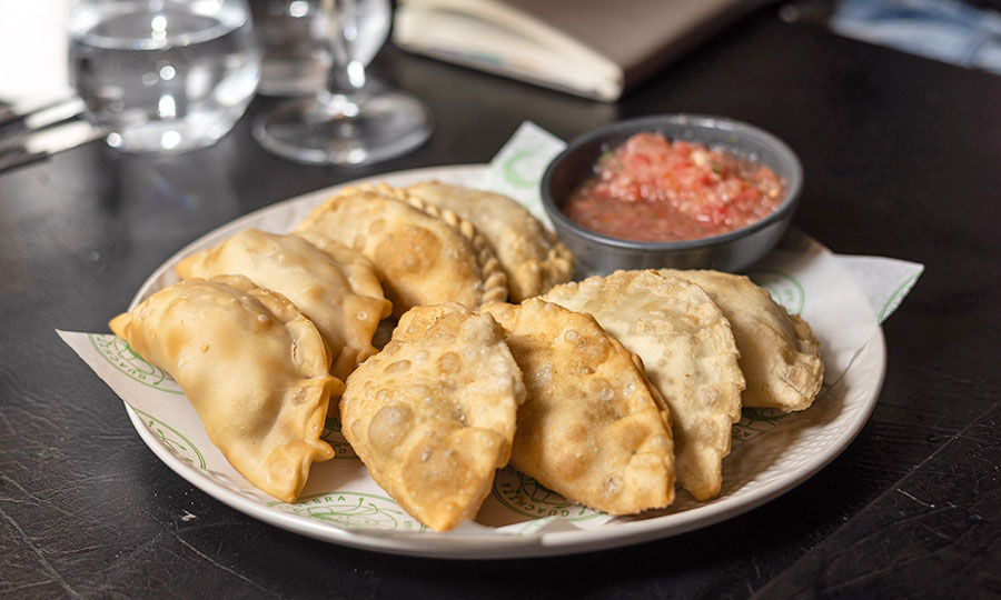 Ronda de empanadas fritas