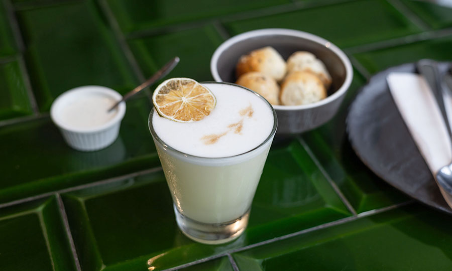 Pisco sour peruano - Calle Callao