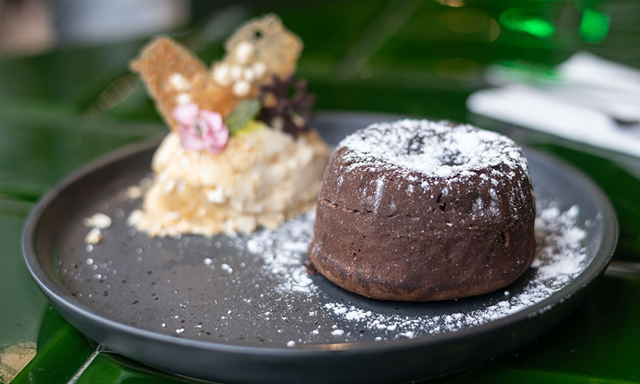 Volcan de chocolate