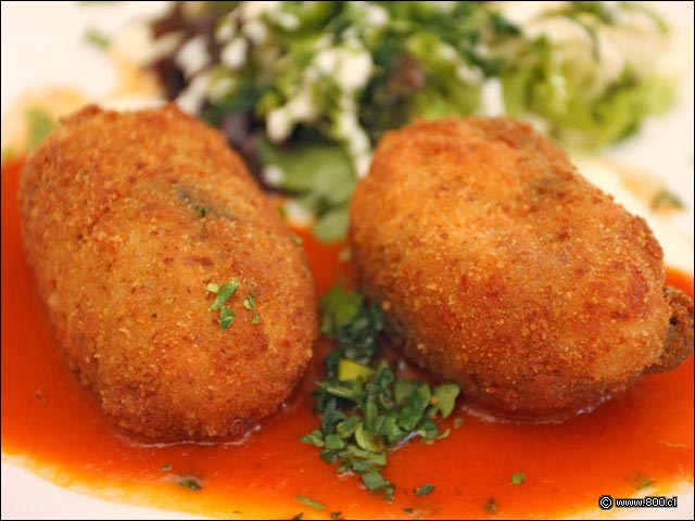 Detalle de Croquetas de Ave - Les Comperes