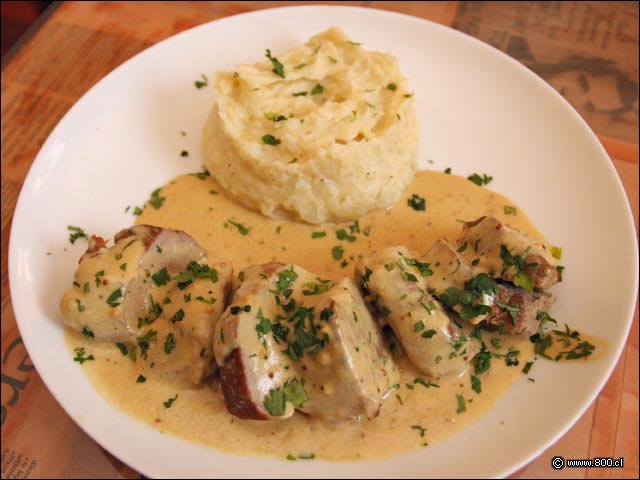 Solomillo en salsa de Mostaza - Les Comperes