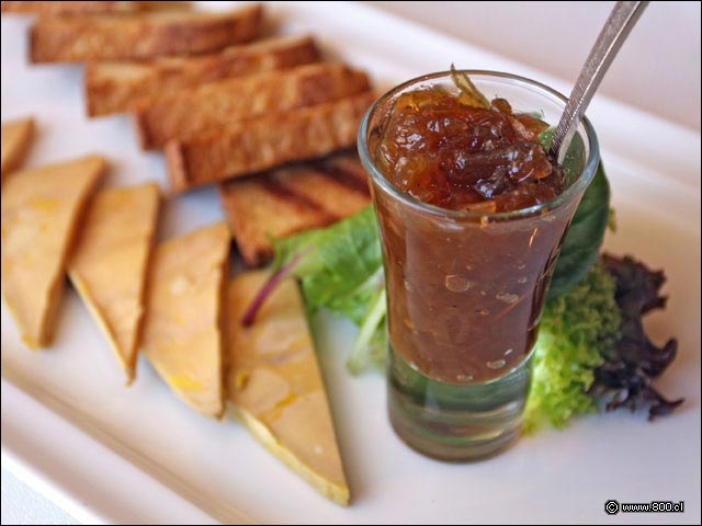 Chutney de cebolla en Terrina de Foie Grass - Entre Ros (Rengo)