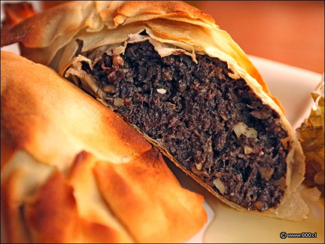 Pasta de morcilla envuelta en masa phylo en Strudel de Morcilla - Ma que cosa - Vidaparque