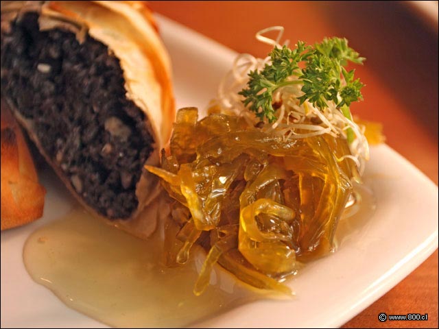 Chutney de cebolla en Strudell de Morcilla - Ma que cosa - Vidaparque