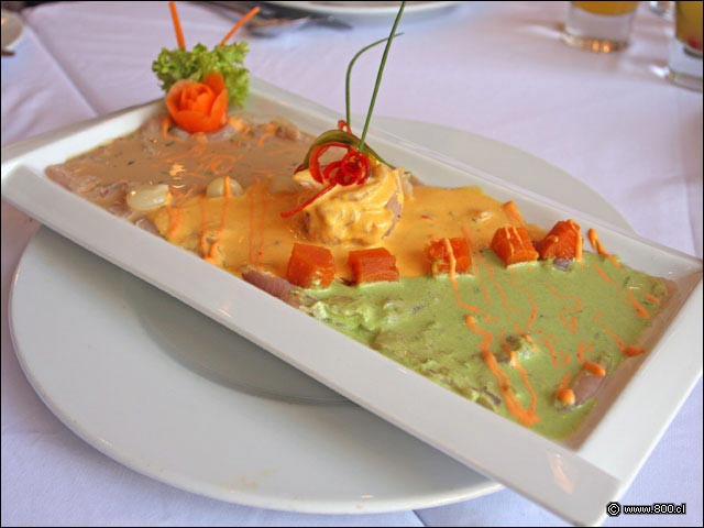 Tiradito del Restaurante Brisas del Mar