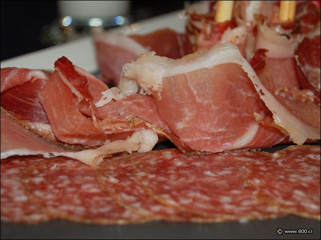Detalle a Jamones y Embutidos - Lobby Bar - Hotel Sheraton