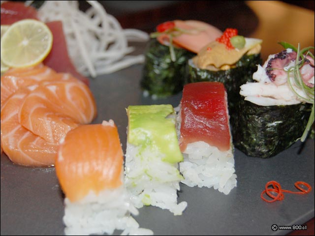 Detalle de Sushi - Lobby Bar (Sheraton Santiago)