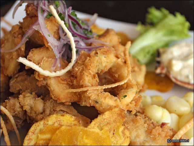 Primer plano de Jalea Asesina - Cevichela (Vitacura)