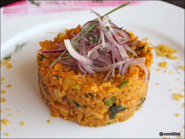 Timbal de Camarones del restaurante Cevichela - Cevichela (Vitacura)